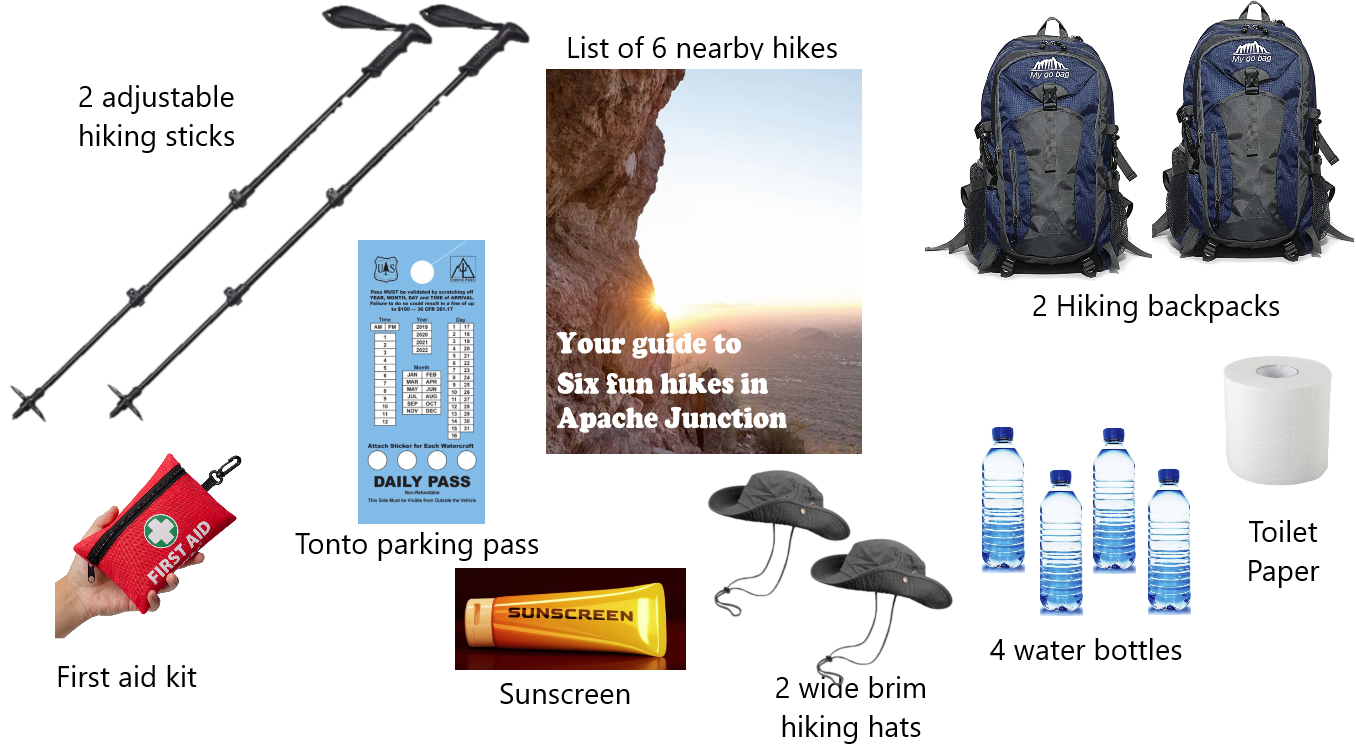 Hiking Adventure Rental Pack