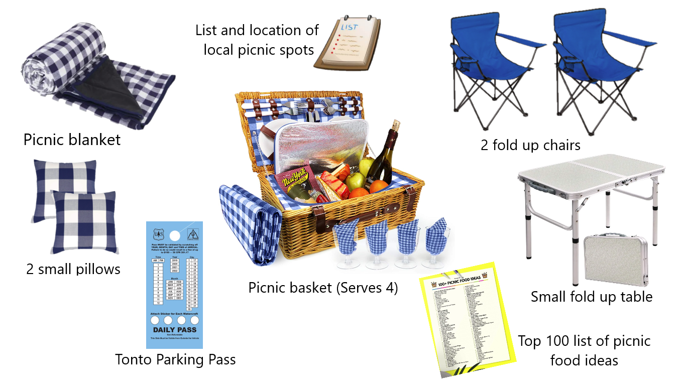Picnic basket adventure pack